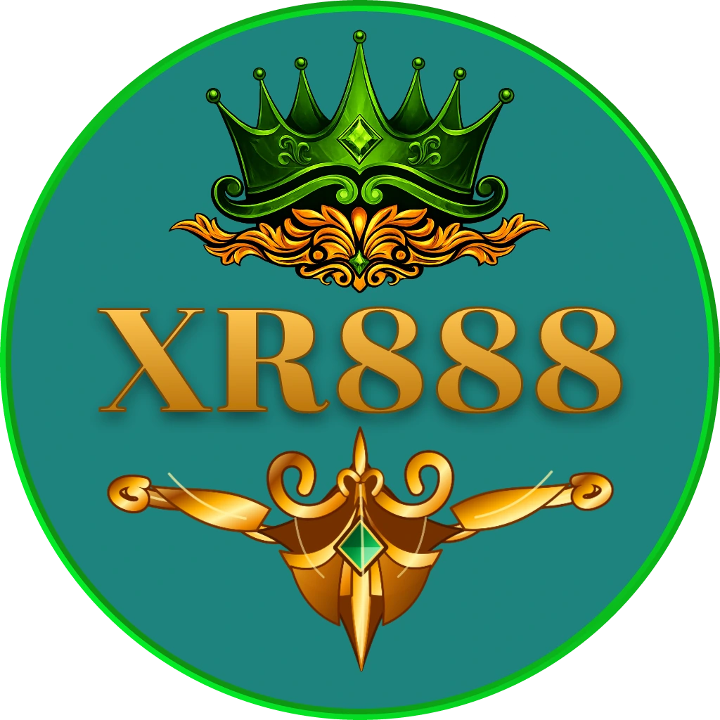 Elegant casino hostess welcoming players inside a modern gaming hall with roulette tables and vibrant lights at XR888 Indonesia